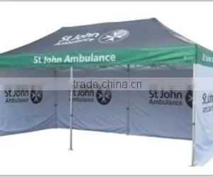 3x3m Folding Tent With Side Panels thumbnail-2