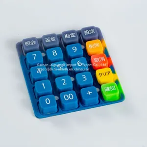 OEM Multi Color Pantone Silicone Credit Card Machine Keypad thumbnail-1