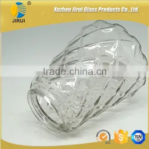 950ml Glass Food Jar With Rhombus Pattern thumbnail-5