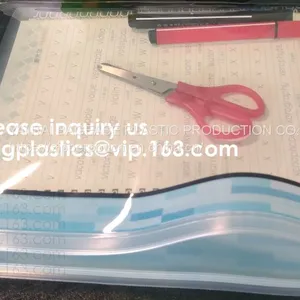 Vinyl Reclosable Makeup Storage Bag Cosmetic Pouch,Printed Vinyl Travel Cosmetic Bag Zipper PVC Pouch Bag thumbnail-4