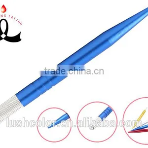 Hot Sell Permanent Makeup Microblading Eyebrow Blue Manual Pens With Light Weight thumbnail-1
