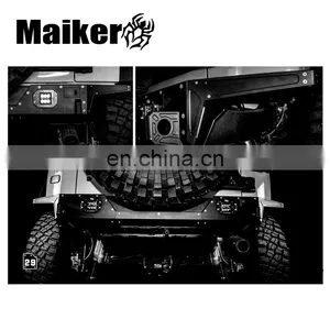Aluminum Rear Bumper Protector Accessories for Jeep Wrangler JK 2007 Accessories thumbnail-2