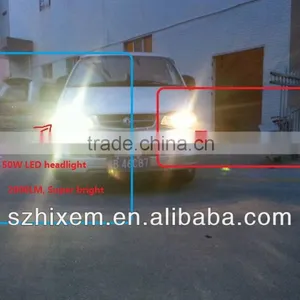 Hot Sale!!H4 H7 H8 H11 9005 9006 50w Led Headlight 3600lm Led Headlight High Power Led Car Headlights thumbnail-1