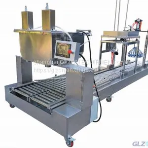 Double-end Gun Automatic Filling Line for Plastic Bucket thumbnail-1