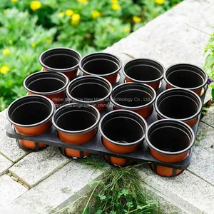 Nursery Tray Holder Nursery Plants Tray Holder Phalaenopsis Tray Planter Nursery Pot Bracket thumbnail-2