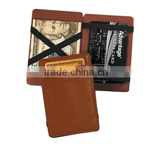 2016 Real Leather Wholesale Fashion Custom Magic Wallet thumbnail-1