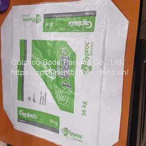 100% Virgin PP Two Sides Printed Block Bottom Valve Cement Packaging Bags thumbnail-1