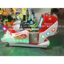 Guangdong Zhongshan Tai Le Amusement Indoor and Outdoor Waterproof Small Multi Swing Machine Shaking Car Air Fighter Game Screen Video Game Racing Recreational Machine Coin-operated Self-service thumbnail-5