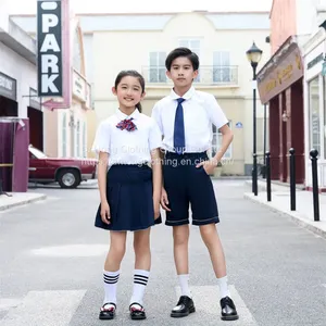 2023 New School Uniforms Children Summer Polo Shirt thumbnail-3