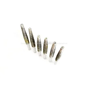 Customized 6mm Electroplated Diamond Round File Metal Alloy Material Cutting and Grinding thumbnail-2