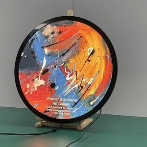 Industrial Circular Touch Screen Smart Home Round LCD Touch Monitor thumbnail-4