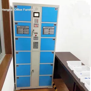 Shopping Mall Electronic Locker System - Customer Smart Storage With QR Code Access thumbnail-4