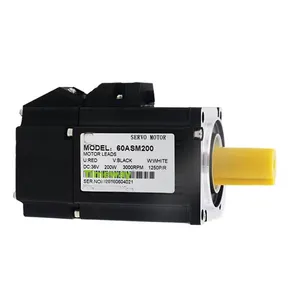 3 Phase AC Servo Motor 200W 60ASM200 3000RPM 115/120V thumbnail-1