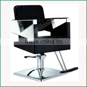 Durable Rustproof Shiny Square Base 360 Degree Swirl Pump Styling Chair thumbnail-1