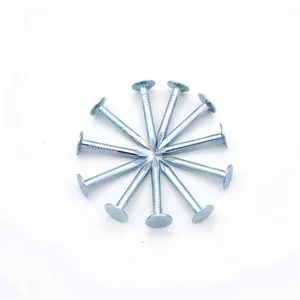 Q195 Steel Felt Clout Nails for Roofing Felt With Large Head Design thumbnail-5