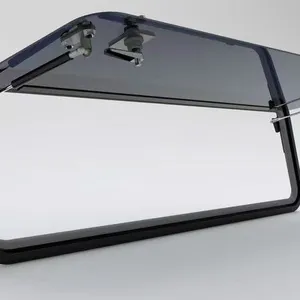 Auto Glass Window With Aluminum Frame and Rubber thumbnail-1