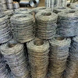 High Quality Galvanized Barbed Wire Fencing for Farm and Agricultural Security thumbnail-1