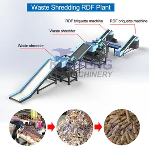 Power Trommel Screening Machine for Solid Waste Plastic Waste Separator Machine Msw Sorting Line EPC thumbnail-5