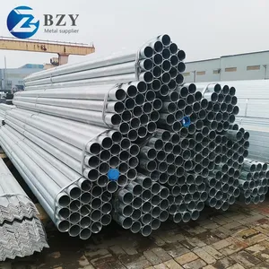 Galvanized Steel Pipe Zinc Coated Surface/ Gi Pipe / Galvanized Hollow Section thumbnail-2