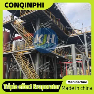 Brine Evaporation and Crystallization System 500 Kg/h Capacity 304 SS Heat Exchanger Automatic Operation thumbnail-2