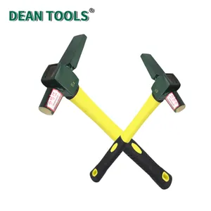 Non-Sparking Flat Testing Hammer, Non-Sparking Testing Hammer, Spark-free Safety, Fiberglass Handle,Aluminum Bronze thumbnail-5