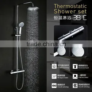 Top Shower, Hand Shower Thermostatic Bathroom Shower Faucet Set thumbnail-2