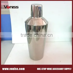 Copper Plated Cocktail Shaker Stainless Steel 700ml Cocktail Shaker Cup Hot Sale Metal Manhattan Cocktail Shaker Cap Bar Set Quality Choice thumbnail-2