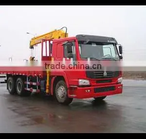 Howo 6*4 25 Ton 336hp Truck Mounted Crane for Sale thumbnail-2
