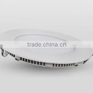 Factory Price 3W 4W 6W 12W Slim Round Ceiling LED Panel Light thumbnail-2