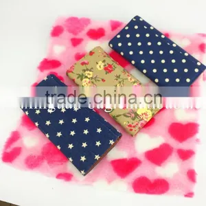 Fashion Canvas Wallet With Dots/flower/stars Printing thumbnail-4