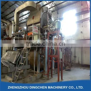 1880mm Paper Making Machine Toilet Paper Production Line Complete Paper Mill thumbnail-1