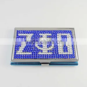 Rhinestone Business Card Holder Case Metal ZETA PHI BETA Business Card Holder Case Quality Choice thumbnail-1