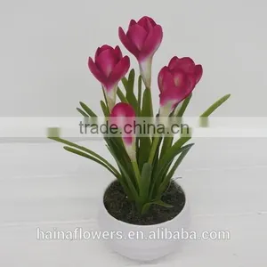 High Quality Handmade Fabric Artificial Flower Bouquet/artificial Flower Heads/ Fresh Cut Flower thumbnail-1