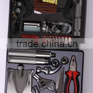41-Piece Moulding Cased Outdoor Self-driving Travel Combination Hand Tool Set thumbnail-1