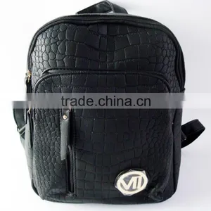 School Backpack And Fashionable Leather Bags PU Leather Backpack Bags Shoulder Bags For Unisex thumbnail-1