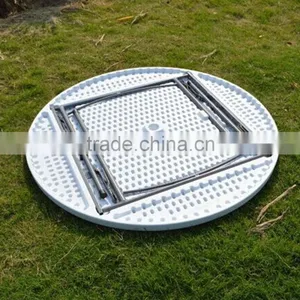 Plastic Folding Wholesale Plastic Round Portable Outdoor Camping Picnic Banquet Table Quality Choice thumbnail-5
