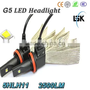 Hot Sell !!! g5 Led Headlight 12v Car H11 20w Headlight With White Color 6500k thumbnail-1