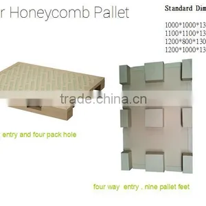 One Time Single Faced 2-Way Entry Type Waterproof Shipping Paper Pallet,Euro Wood Pallet Substitute thumbnail-1