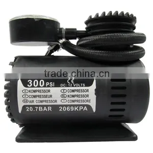 Portable Electric Automatic DC 12V Auto Car Bicycle MotorByck Tire Tyre Air Pump Pressure Compressor Inflatable Inflator 300psi thumbnail-5