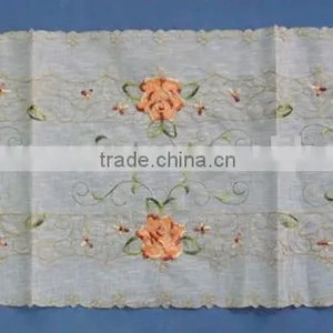 100% Polyester Embroidery Table Runner Houseware Household Textile thumbnail-1