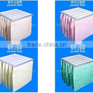 Difference Color of Medium Efficiency Air Pocket Filter Air Bag Filter With Factory Price thumbnail-1