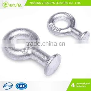 Zhuojiya Power Line Fitting High Quality Hot-Dip Galvanized End Socket Insulator Ball Eye thumbnail-1