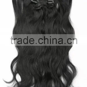 the Best Sale Wholesale Most Popular Ombre Hair Extension Clip In Hair thumbnail-4