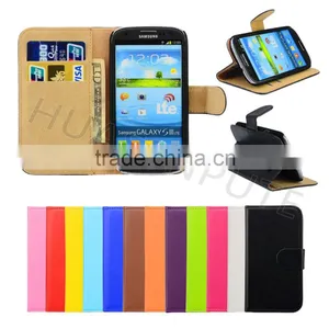 Competitive Price Mobile Phone Cases for S3 Flip Wallet Leather Case thumbnail-6
