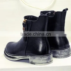 Hot Selling Boots Women Leather Winter White Boots for Women With Low Price XT-DA0759 thumbnail-3