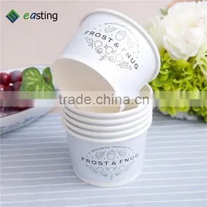 Company Logo Printed Disposable Paper Cup With Soft Ice Cream thumbnail-2