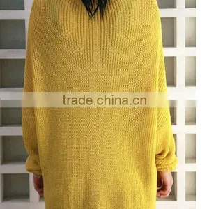 Hot Sale Ladies Loose Knitted Sweater thumbnail-2