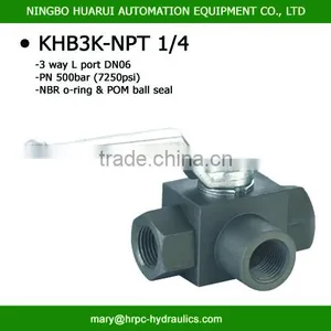Low Price Reliable Quality 1/4" Inch Brass Ball Valve High Pressure thumbnail-1