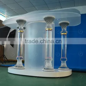 Elegant Design Transparent Acrylic Church Pulpit With Custom Logo Supplier's Choice thumbnail-3