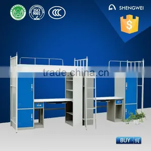 2016 Hot Luoyang Factory School Use Metal Bunk Bed Steel Bunk Bed thumbnail-1